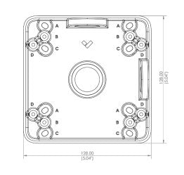 Verkada Square Junction Box (ACC-MNT-SJBOX-1)