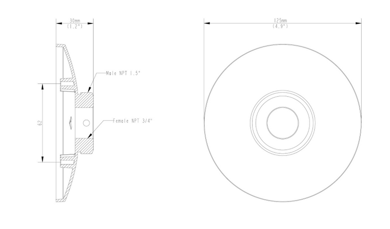 Verkada Mini Pendant Cap Mount (ACC-MNT-MPEND-1)