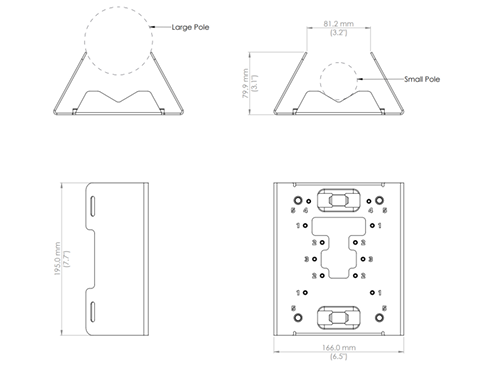 Verkada Pole Mount (ACC-MNT-POLE-1)