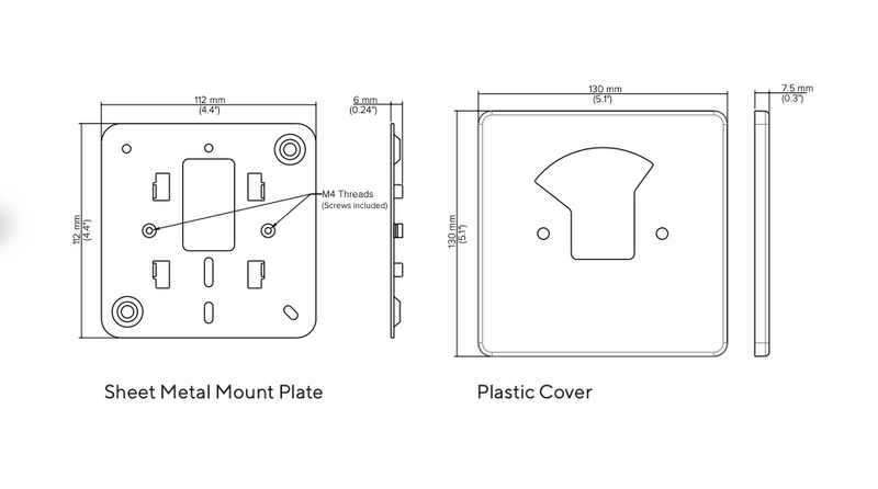 Verkada Mini Junction Box Mount (ACC-MNT-6)