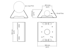 Verkada Pole Mount, 2nd Generation (ACC-MNT-9)