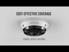 Avigilon 8.0C-H5A-FE-DO1-IR 8.0 MP; H5A Fisheye Dome Camera; LightCatcher; Day/Night; WDR; 1.41mm f/2.0; Next-Generation Analytics; Integrated IR